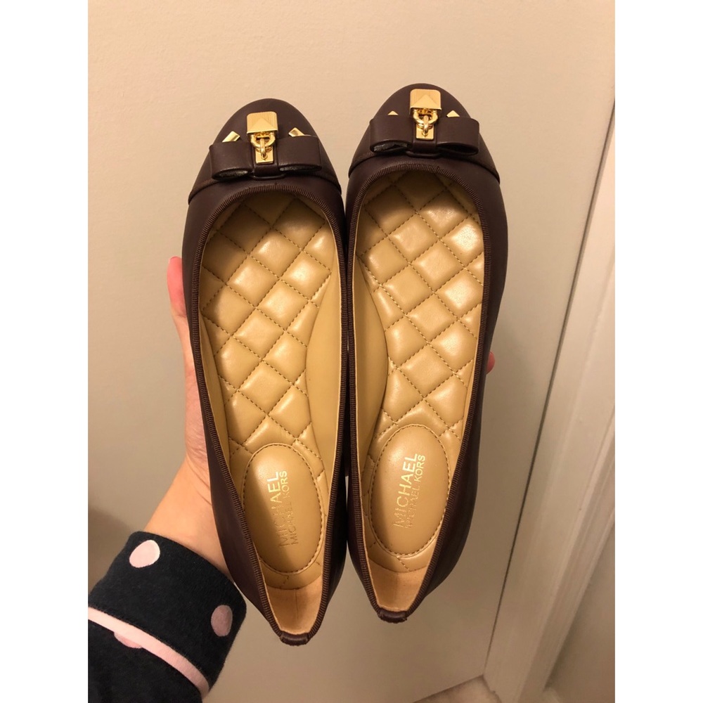 ❌SOLD❌ Michael Kors Leather Ballet Flats🌺 - Picture 7 of 15